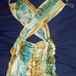 Cross body dress